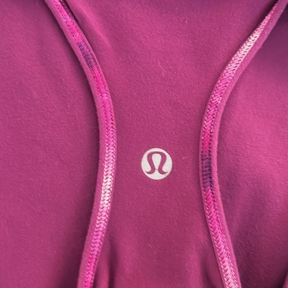 Lululemon Cool Racerback Sleeveless Tank Top Purple Tender Violet Women's Size 4 - Picture 3 of 4